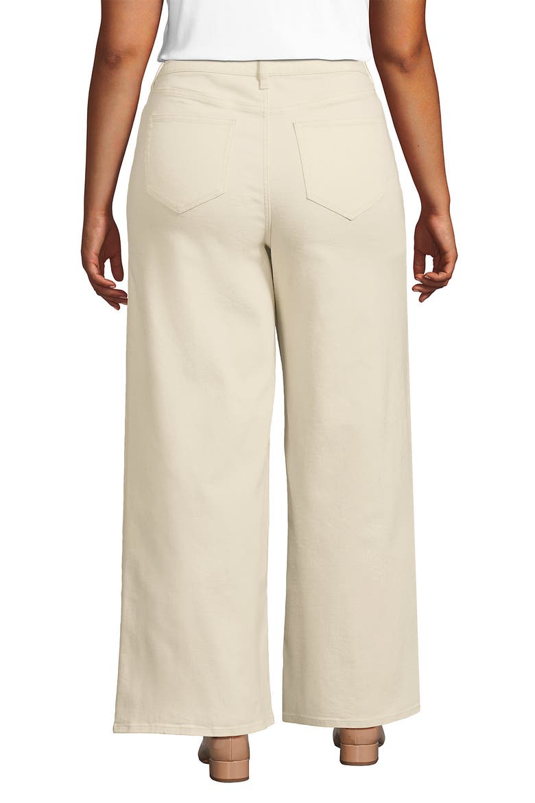 Plus Size Recover Denim High Rise Extra Wide Leg Jeans, Alternate, color, Natural