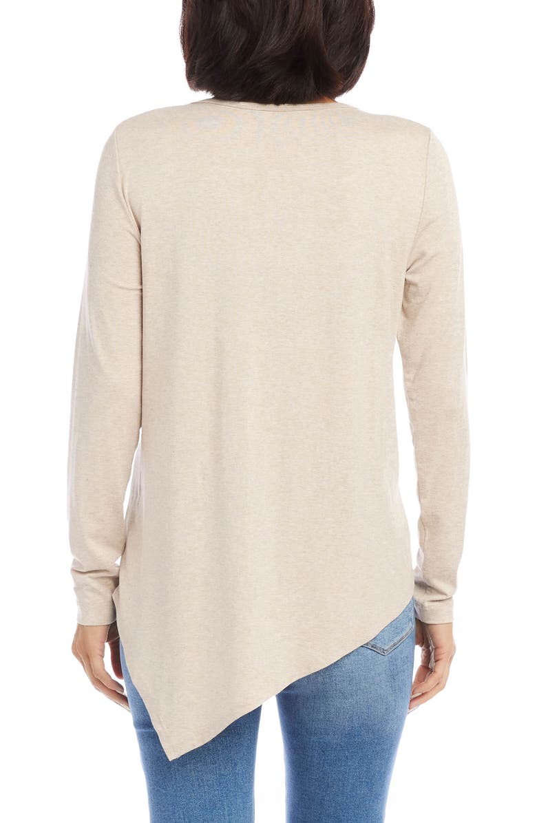 Karen Kane Embellished Asymmetric Top, Alternate, color,