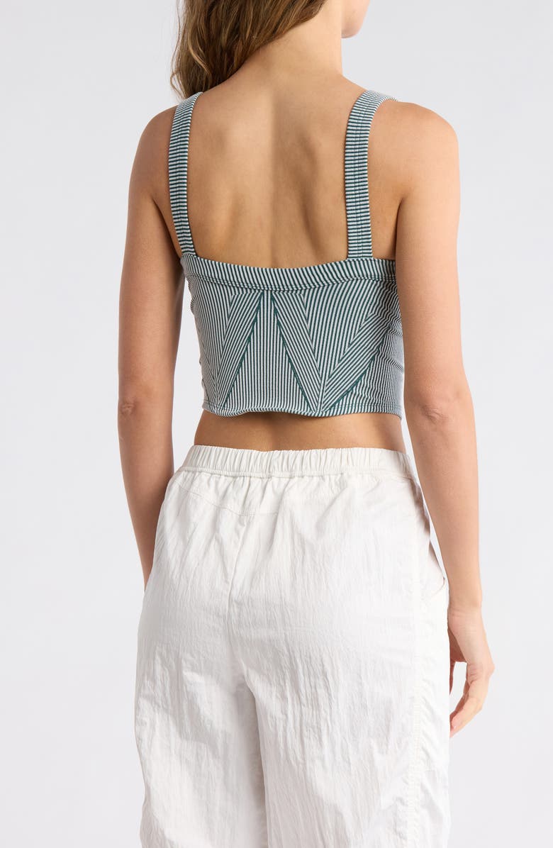 Free People FP Movement Perfectly Plated Camisole, Alternate, color, Evergreen Combo