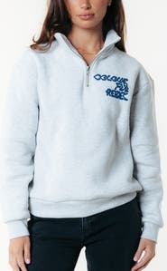 Colourful Rebel Uni Bold Logo Relaxed Zip Sweat