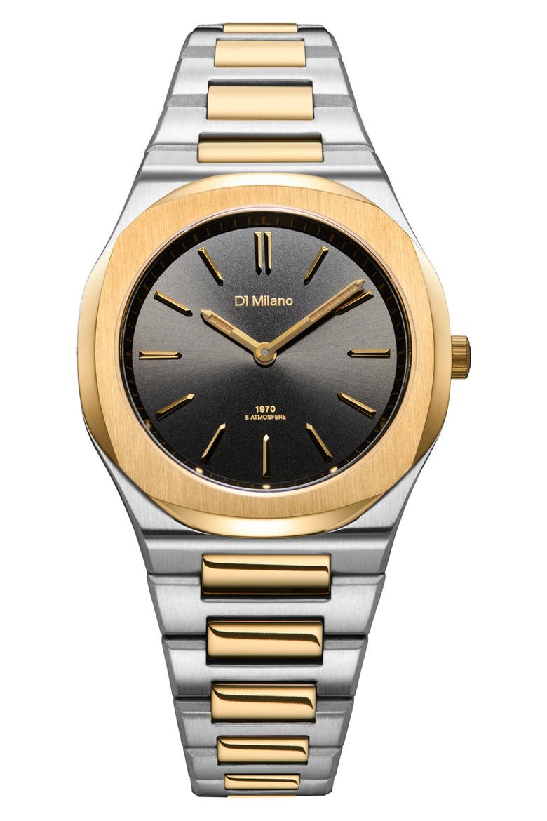 Ultra Thin Bracelet Watch, 34mm, Main, color, SILVER