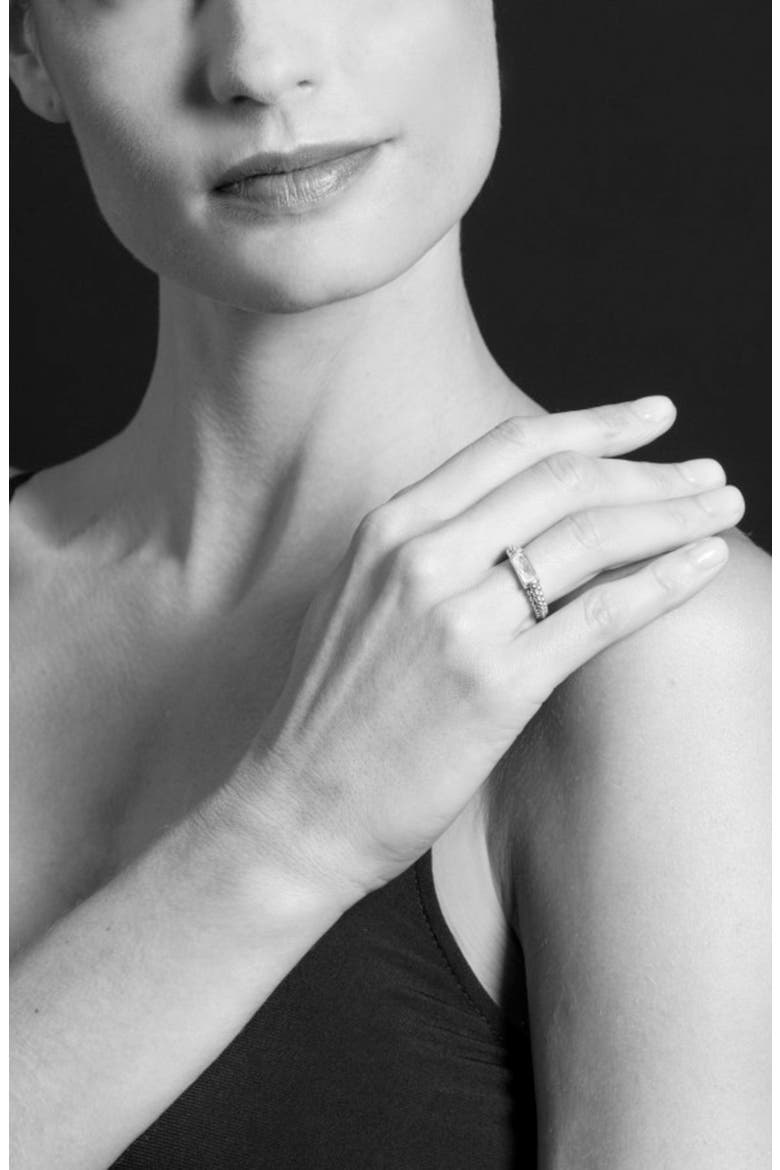 'Maya' Stackable Caviar Ring, Alternate, color, HOWLITE