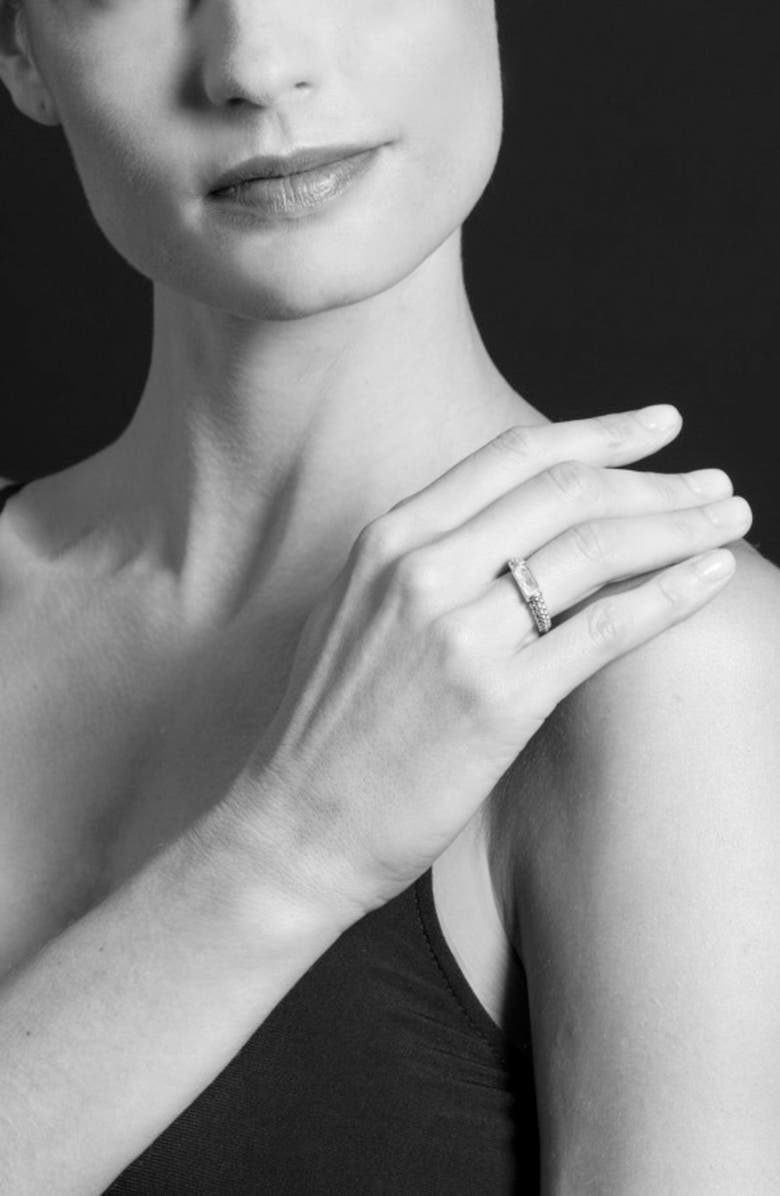 LAGOS 'Maya' Stackable Caviar Ring, Alternate, color, 