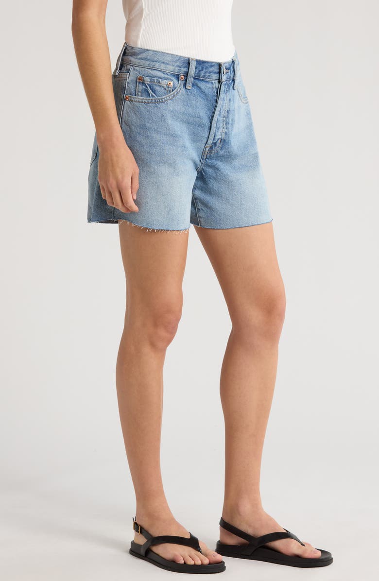 Pistola Andie High Waist Denim Cutoff Shorts, Alternate, color, Notion