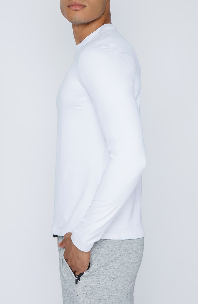 90 DEGREE BY REFLEX Crewneck Training T-Shirt, Alternate, color, White