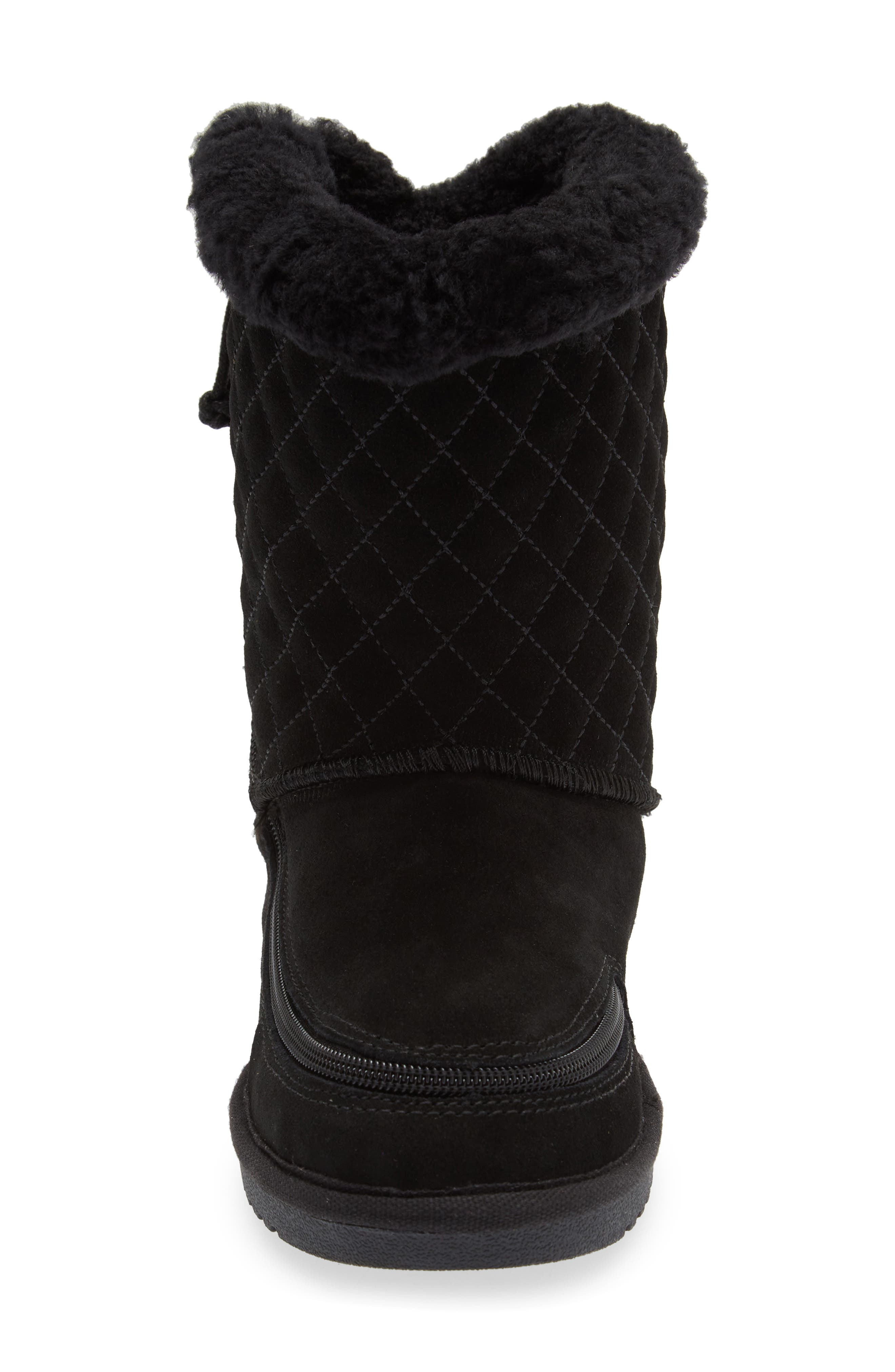 BILLY Footwear Quilted Genuine Shearling Boot, Alternate, color, 