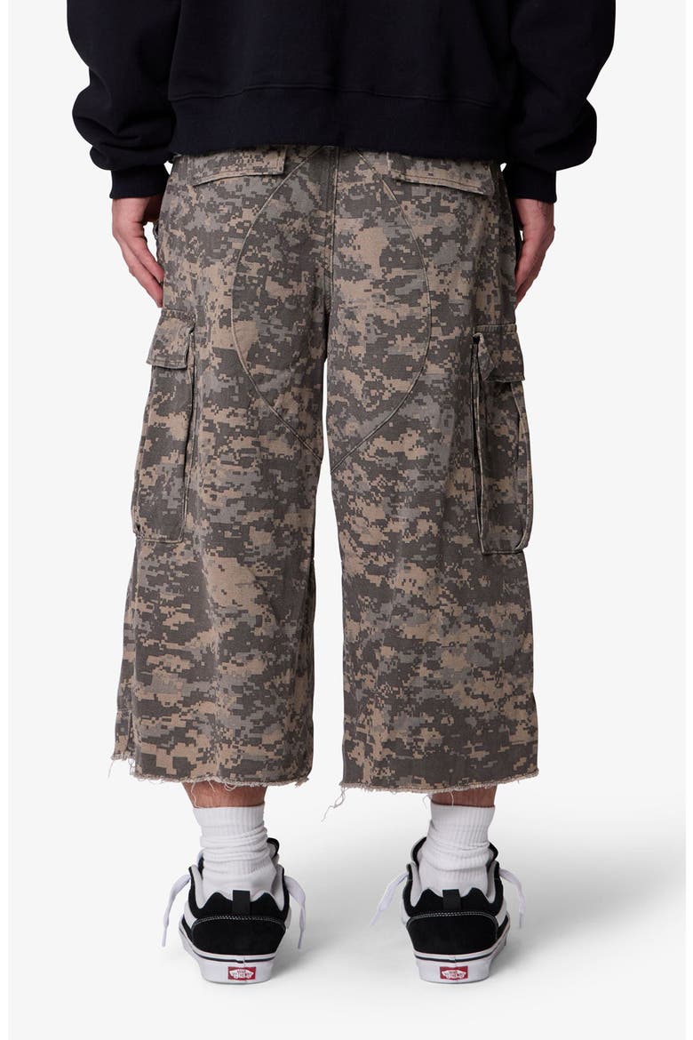 Extra Long Cargo Shorts, Alternate, color, DIGI CAMO