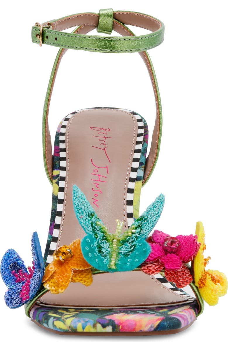 Betsey Johnson Apolo Ankle Strap Wedge Sandal, Alternate, color,