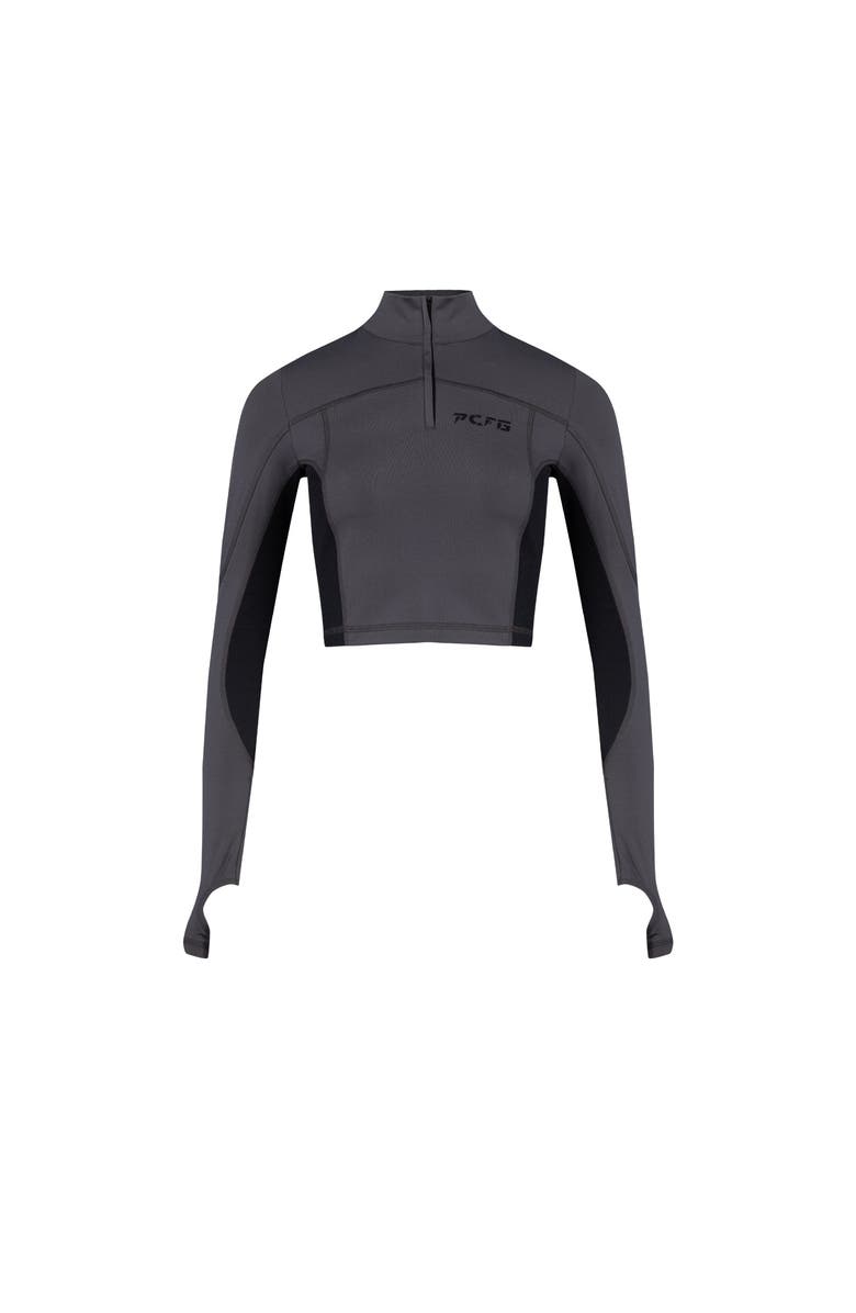 PCFG Your *Itch High Neck Active Top, Alternate, color, Anthracite