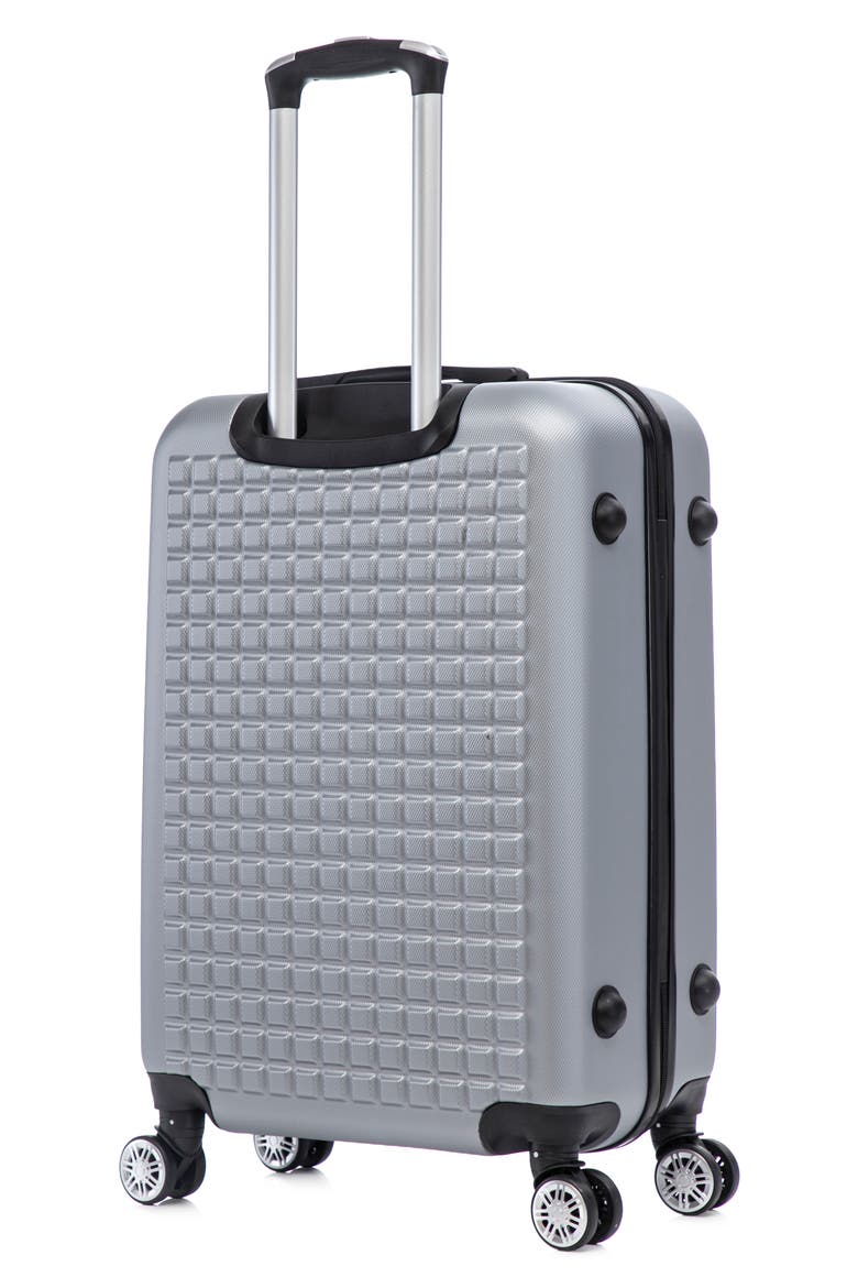 Quadric 3-Piece Hardside Spinner Luggage Set, Alternate, color, TITANIUM SILVER
