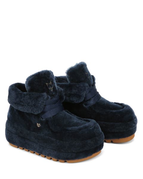 Bambi Suede/Shearling Boot