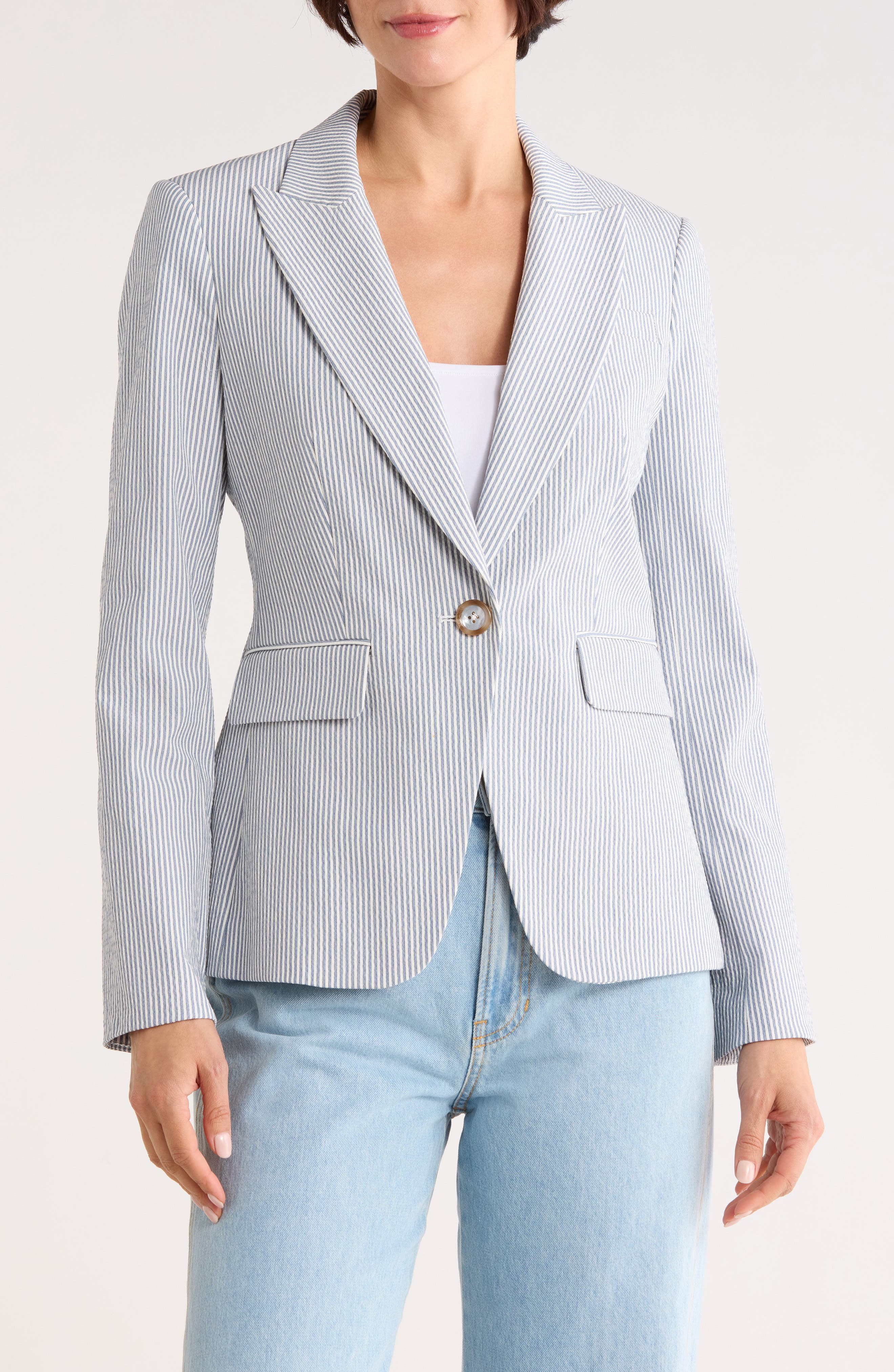 Veronica Beard Cutaway Dickey Jacket