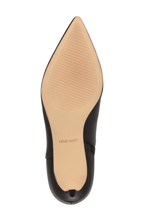 Nine West Brite Pointed Toe Kitten Heel Bootie In Multi