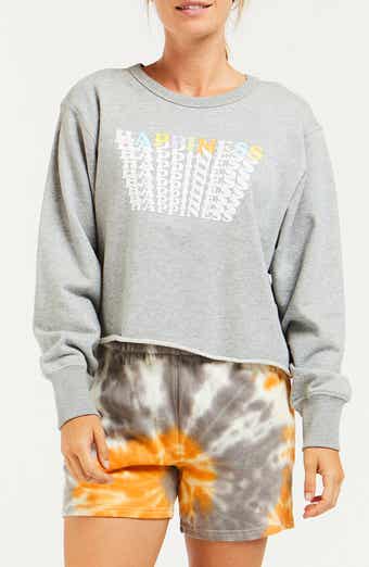 Rolene Graphic Cropped Sweatshirt
