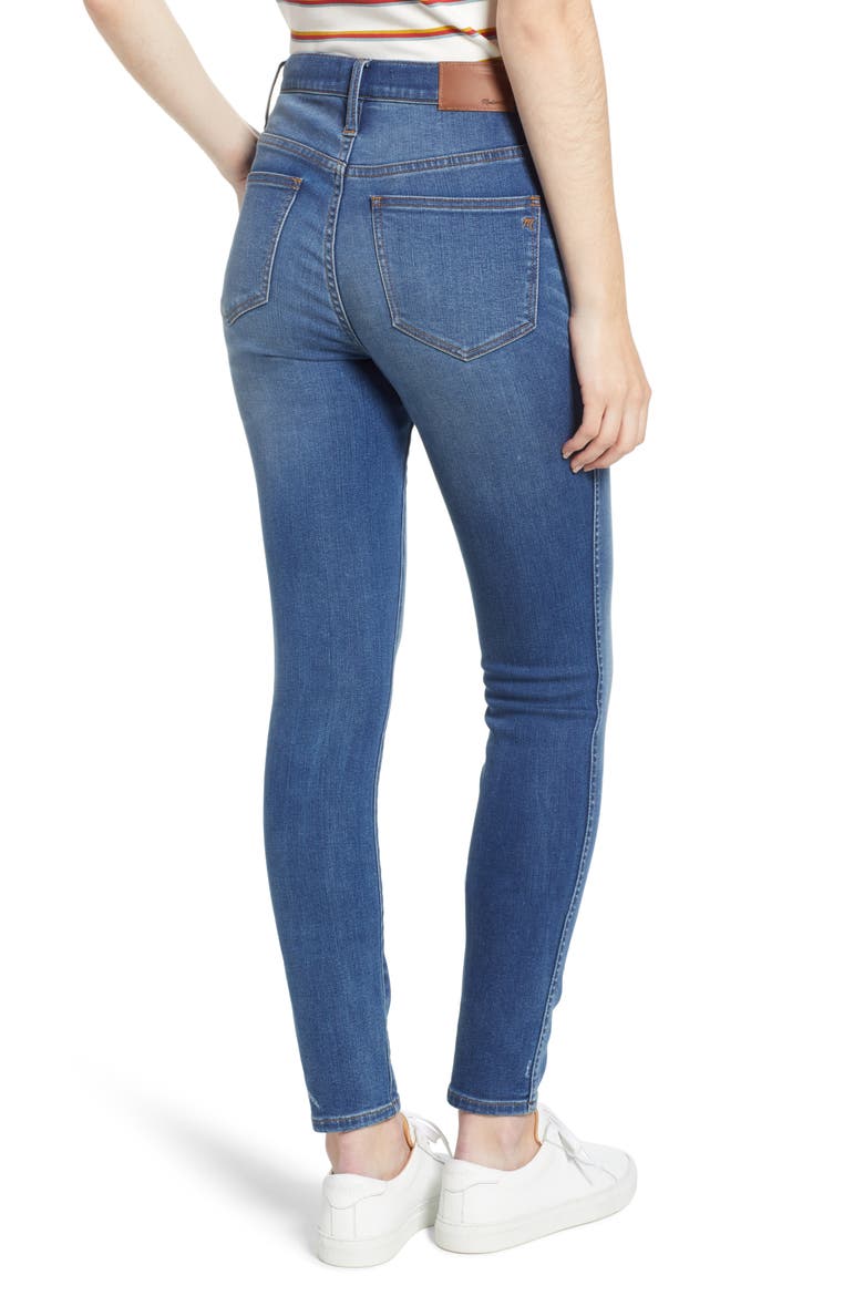 10-Inch High Waist Skinny Jeans, Alternate, color, RIZZO