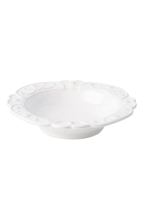 Juliska Jardins Du Monde Ceramic Pasta Bowl In White