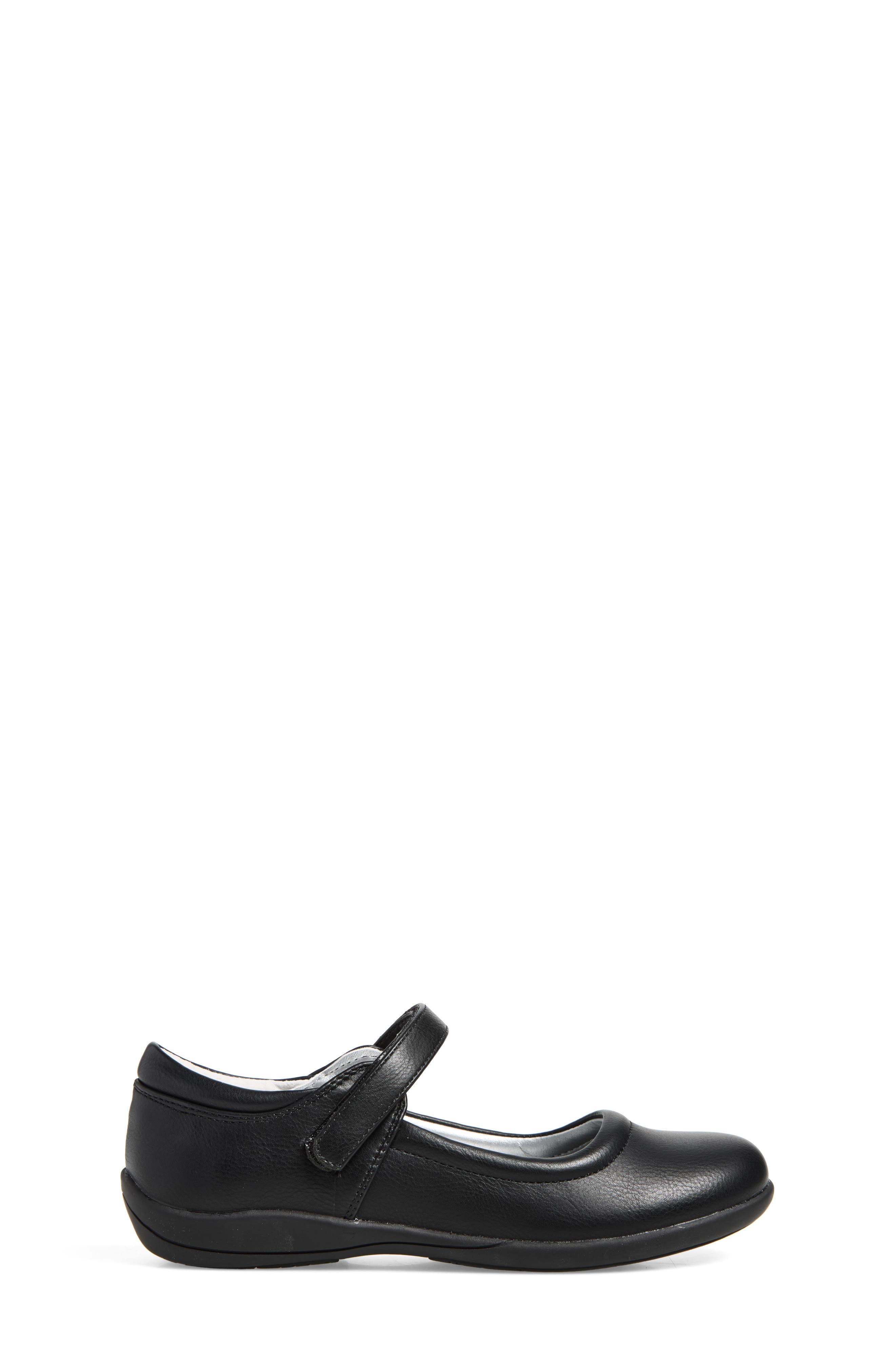Kids' Dallas Flat, Alternate, color, BLACK TUMBLED