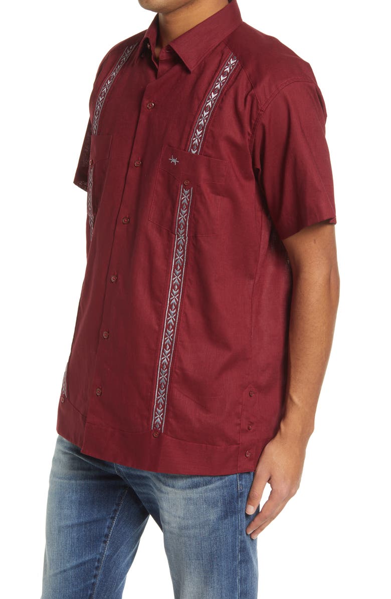 TEXAS STANDARD Linen & Cotton Guayabera Shirt, Alternate, color, 