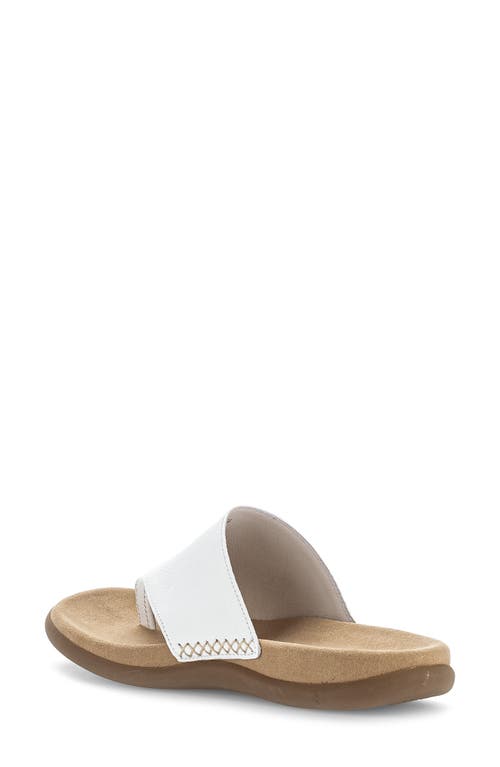 Gabor Asymmetric Flip Flop In White