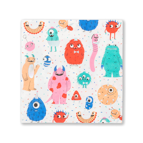 Little Monsters Halloween Large Napkins