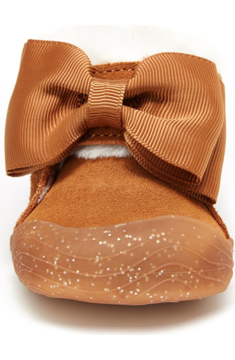 Stride Rite Campbell Faux Fur Glitter Bootie, Alternate, color,