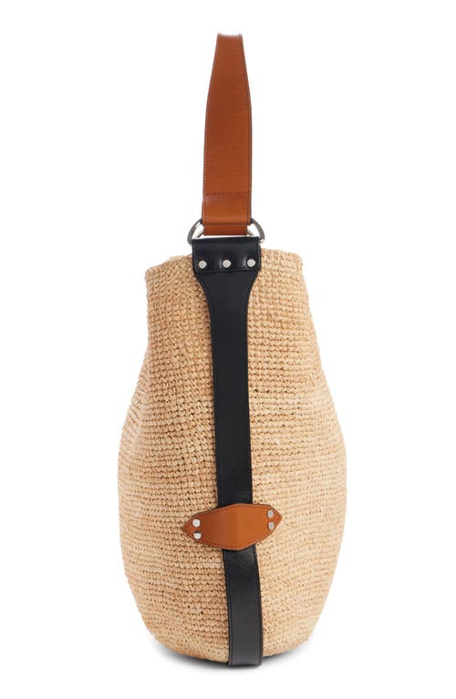 Isabel Marant Bucket Bag In Natural/cognac
