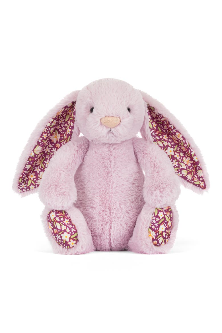 Thistlepop Blossom Lux Bunny Plushie, Main, color, PURPLE