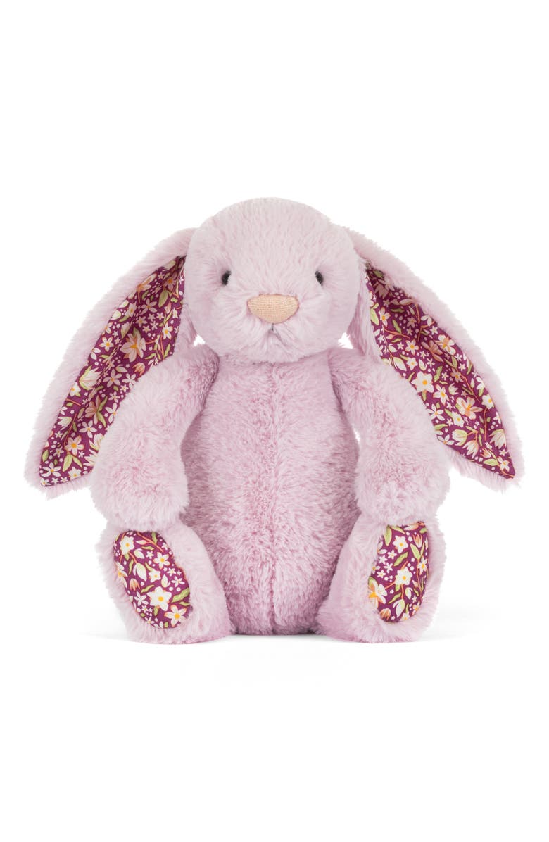 Jellycat Thistlepop Blossom Lux Bunny Plushie, Main, color, Purple