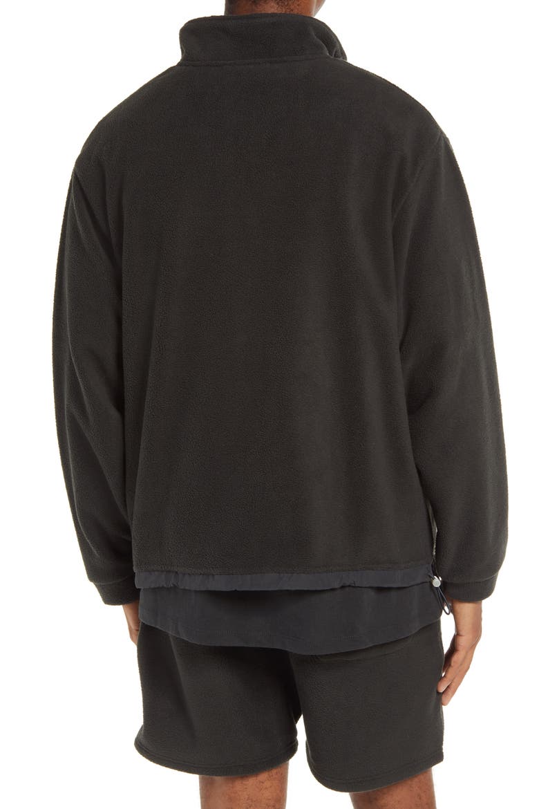 Half Zip Fleece Pullover, Alternate, color, STRETCH LIMO