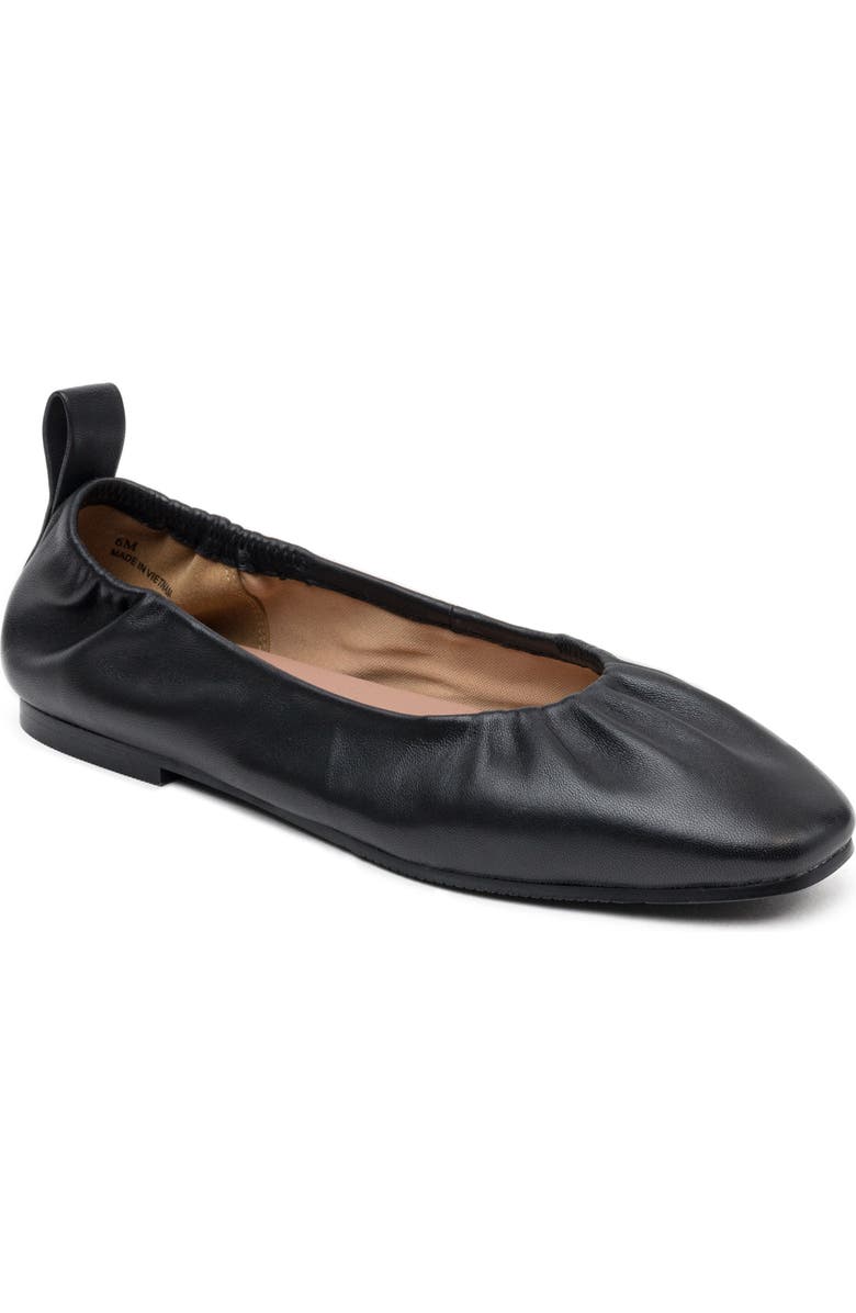 Linea Paolo Newry Ballet Flat, Main, color, Blk Nappa