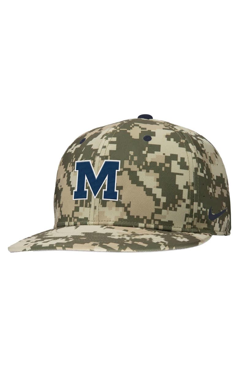 Nike Men's Nike Digital Camo Ole Miss Rebels On-Field Baseball Performance Fitted Hat, Alternate, color, Camo