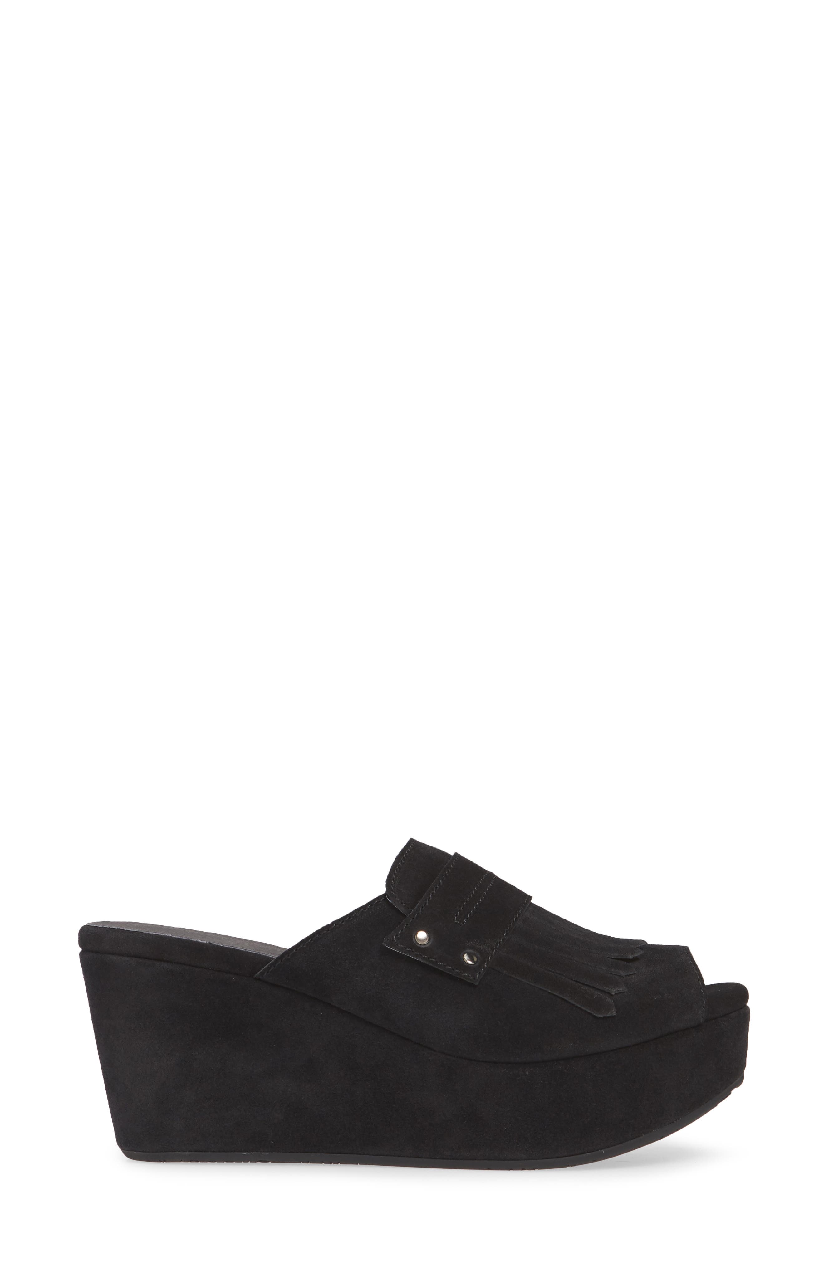 Chocolat Blu Welsy Peep Toe Platform Slide Sandal, Alternate, color, 