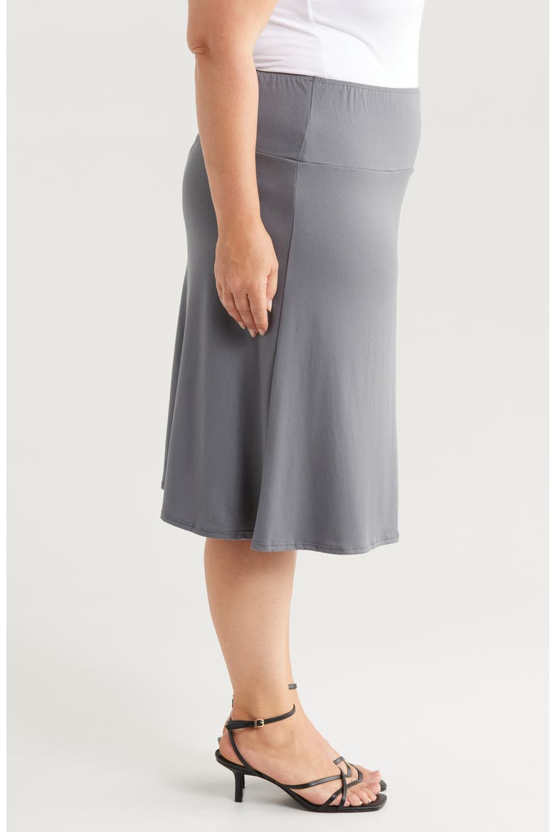 A-Line Skirt, Alternate, color, CHARCOAL