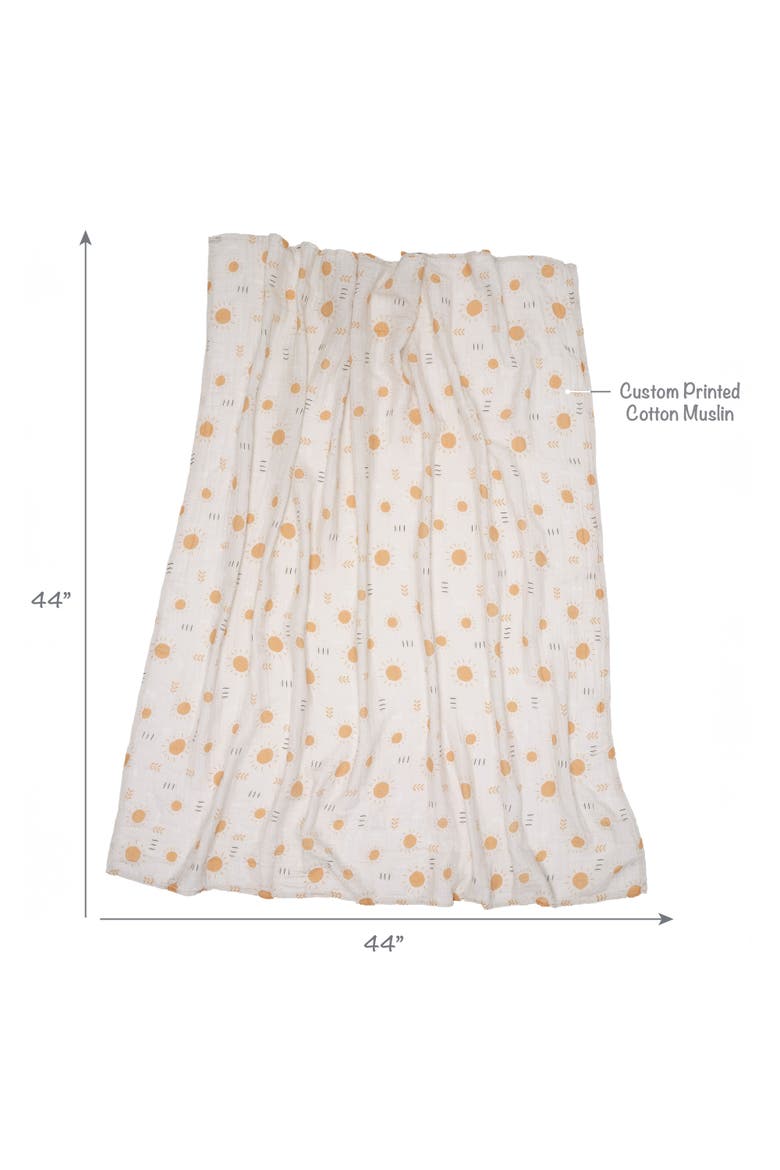 Jungle Adventure 2-Pack Cotton Muslin Newborn Baby Swaddle Blankets, Alternate, color, Multicolor