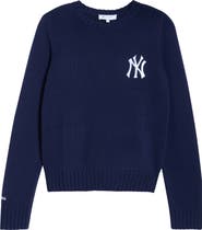 Sporty & Rich Heritage Yankees Serif Crewneck Sweater