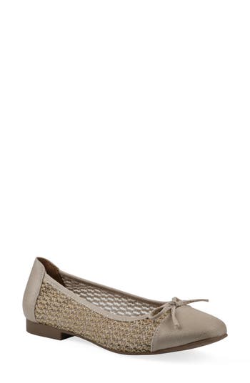 Cliffs By White Mountain Boco Flat In Natural Metallic Multi