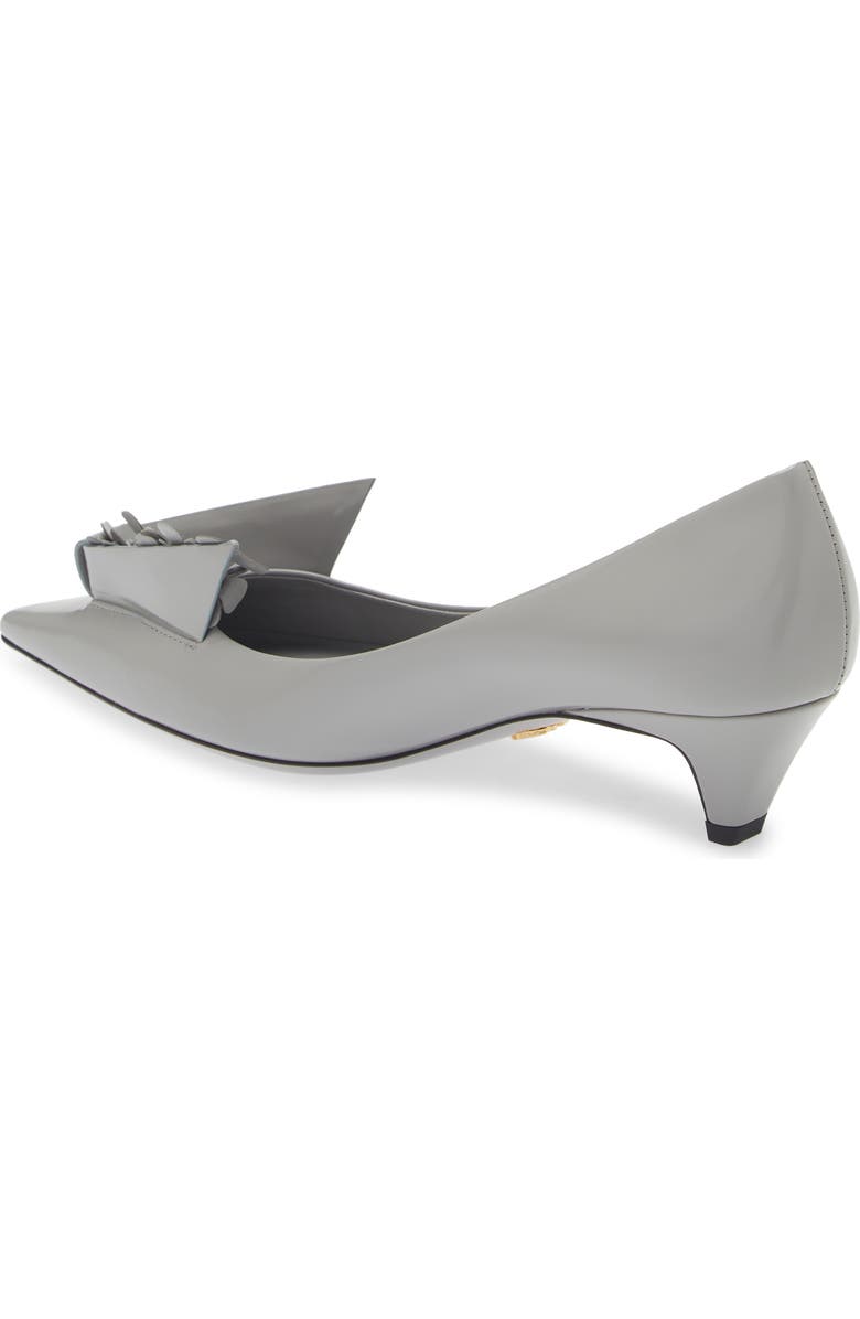 Prada Bunny Flora Kitten Heel Pointed Toe Pump, Alternate, color,