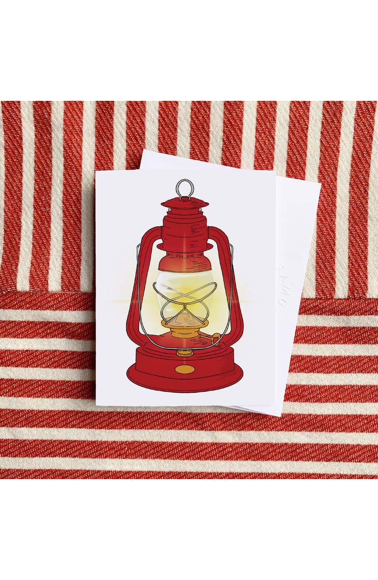 Ramus & Co Winter/Holiday Greeting Card Pack Sets (3 ct) Classic Oil Lamp, Alternate, color, Multi-Pack