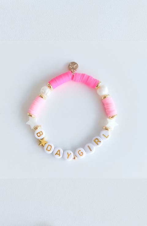 Birthday Girl Beaded Bracelet (Little Kid & Big Kid)