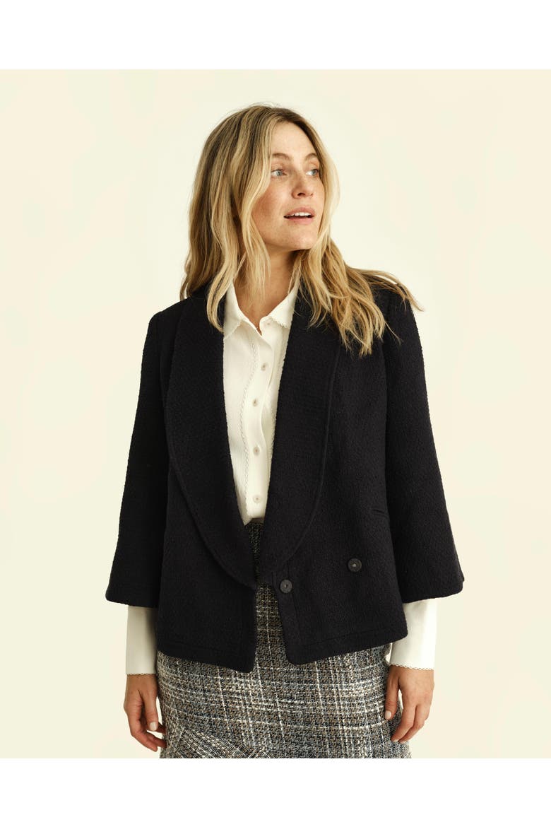 Lilliana Pebbled Crepe Button-Up Blouse, Alternate, color, Ivory