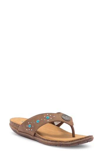 Mykos Jovie Flip Flop In Brown