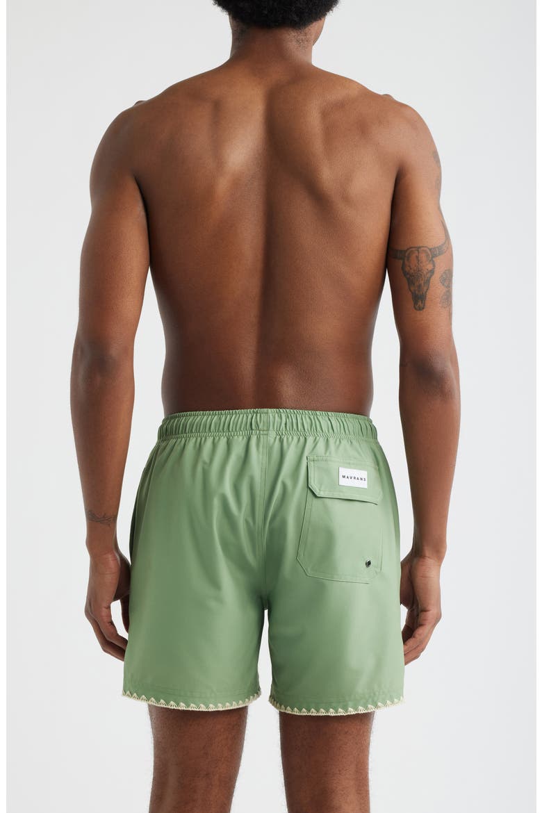 Hotel Stitch Swim Trunks, Alternate, color, LIGHT GREEN