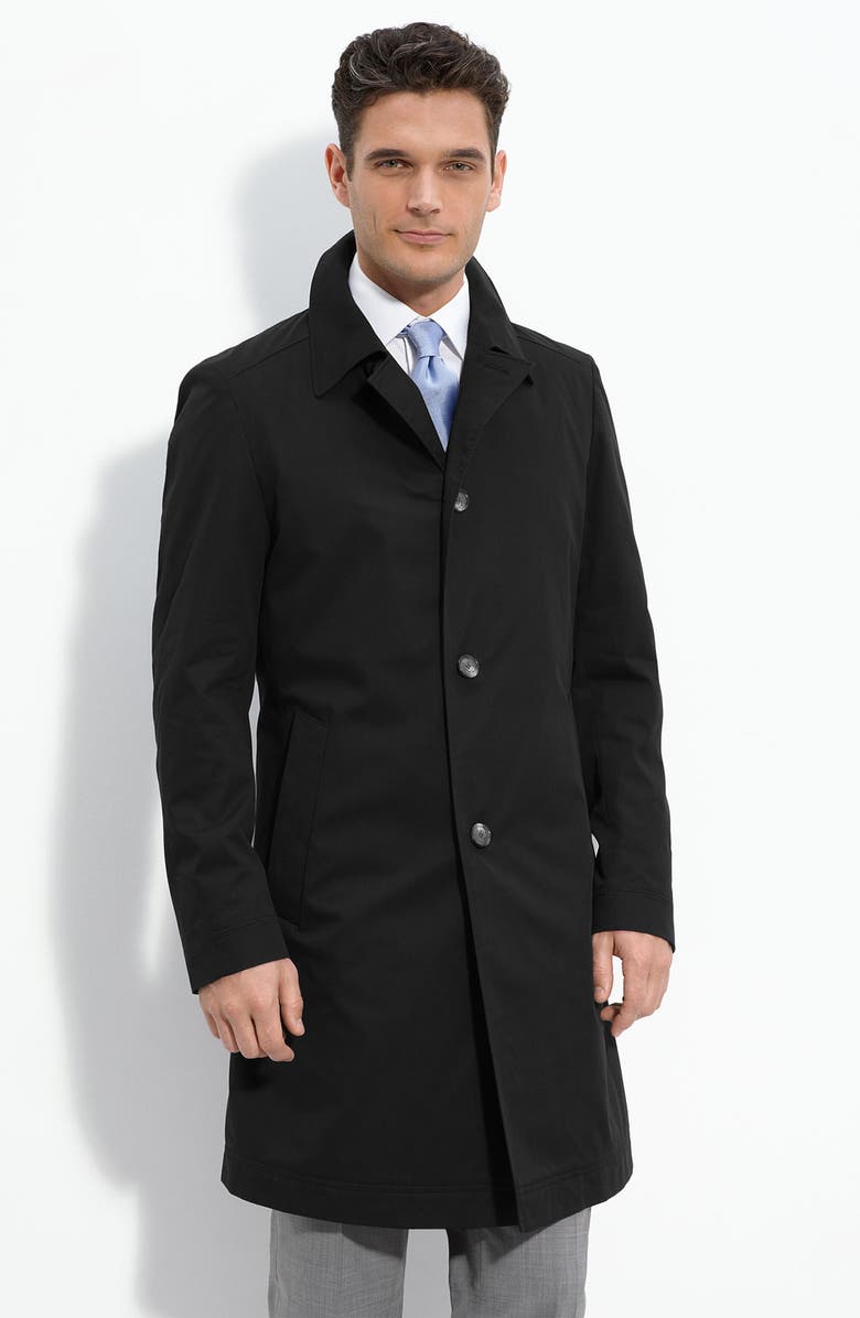zzDNUHugo Boss BOSS Black 'The Fenton' Cotton Overcoat, Main, color, 