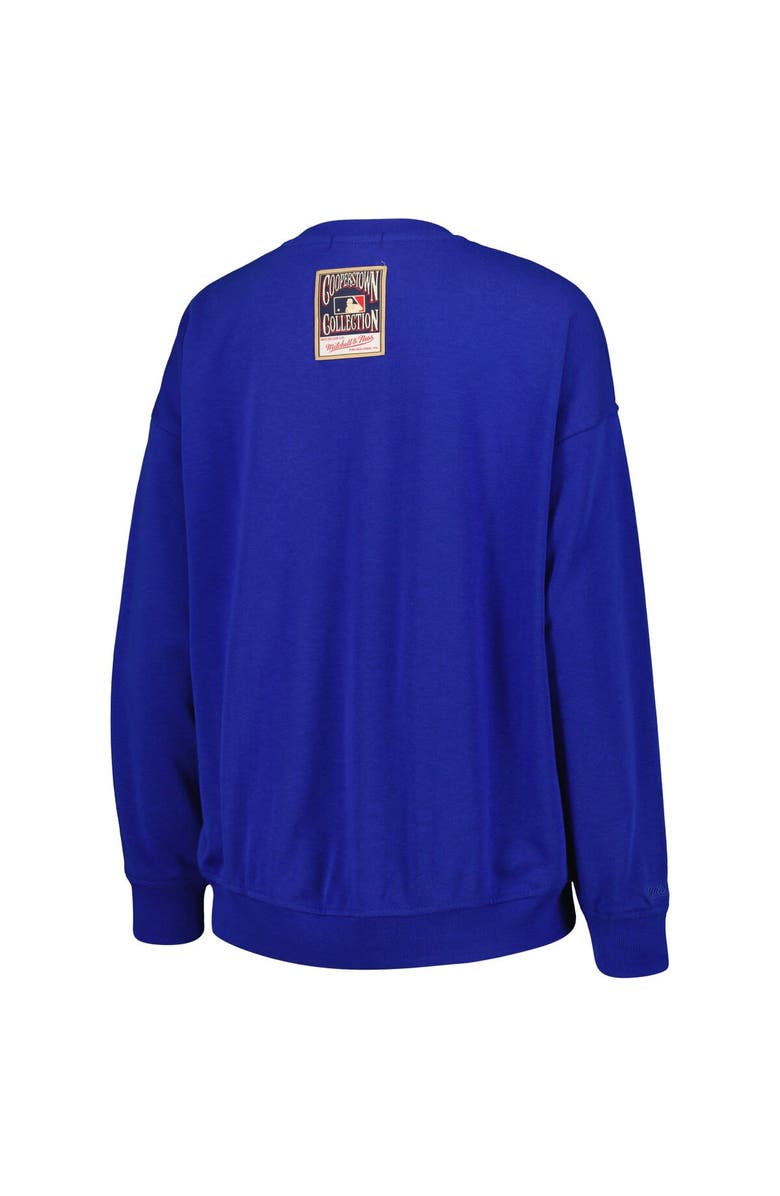 Mitchell & Ness Women's Mitchell & Ness Royal Chicago Cubs Logo Lt 2.0 Pullover Sweatshirt, Alternate, color, 