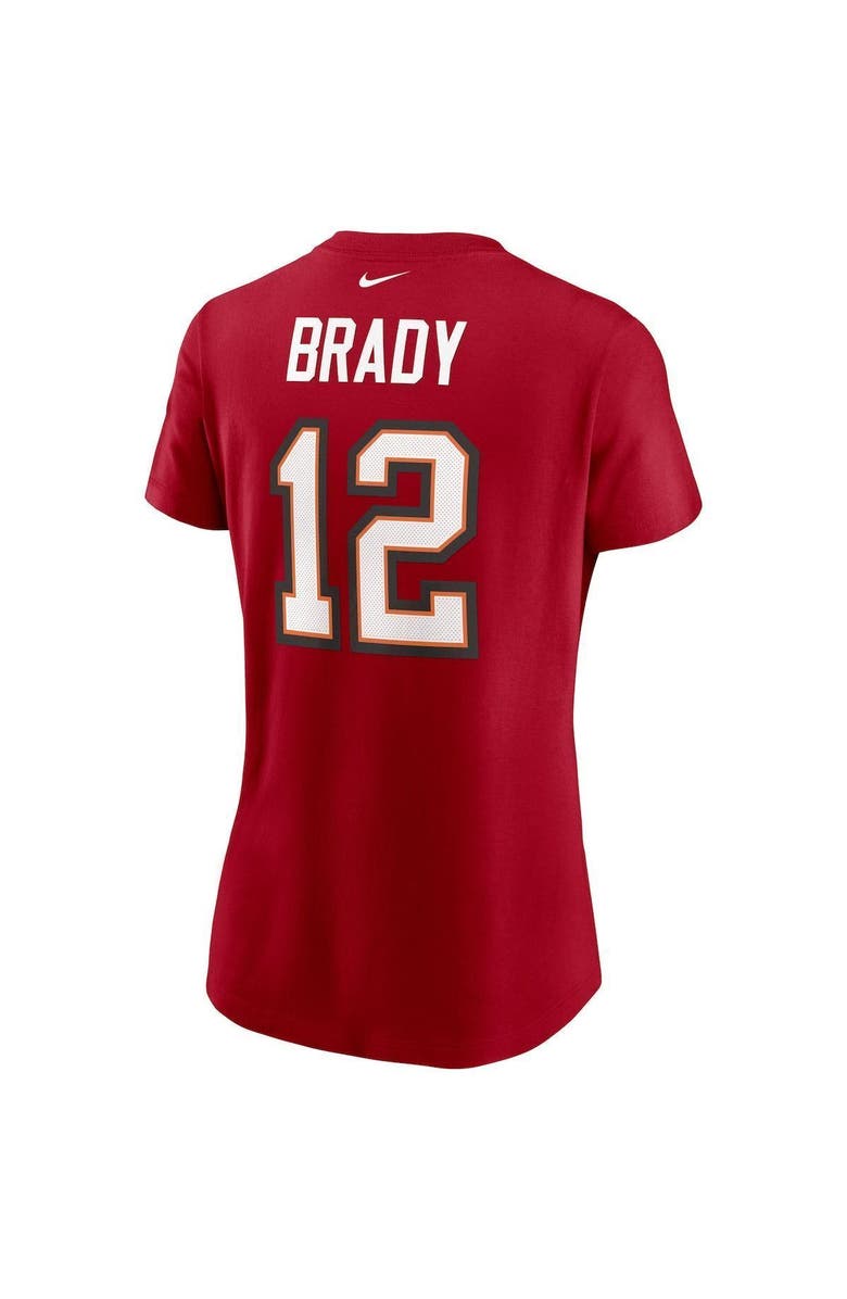 Nike Women's Nike Tom Brady Red Tampa Bay Buccaneers Name & Number T-Shirt, Alternate, color, Red