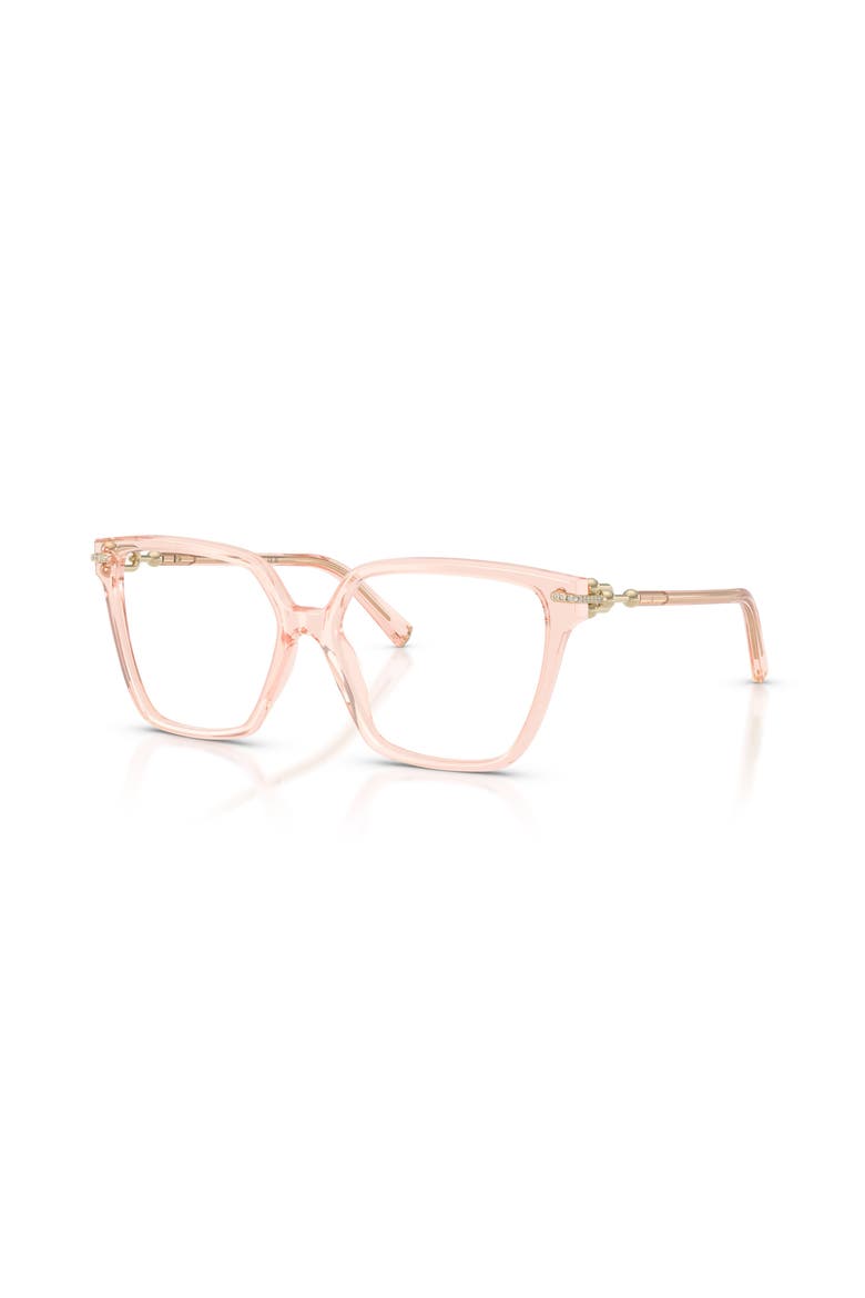 53mm Square optical glasses, Main, color, Transparent
