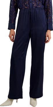 Bella Dahl Sleek Wide Leg Pull-On Pants