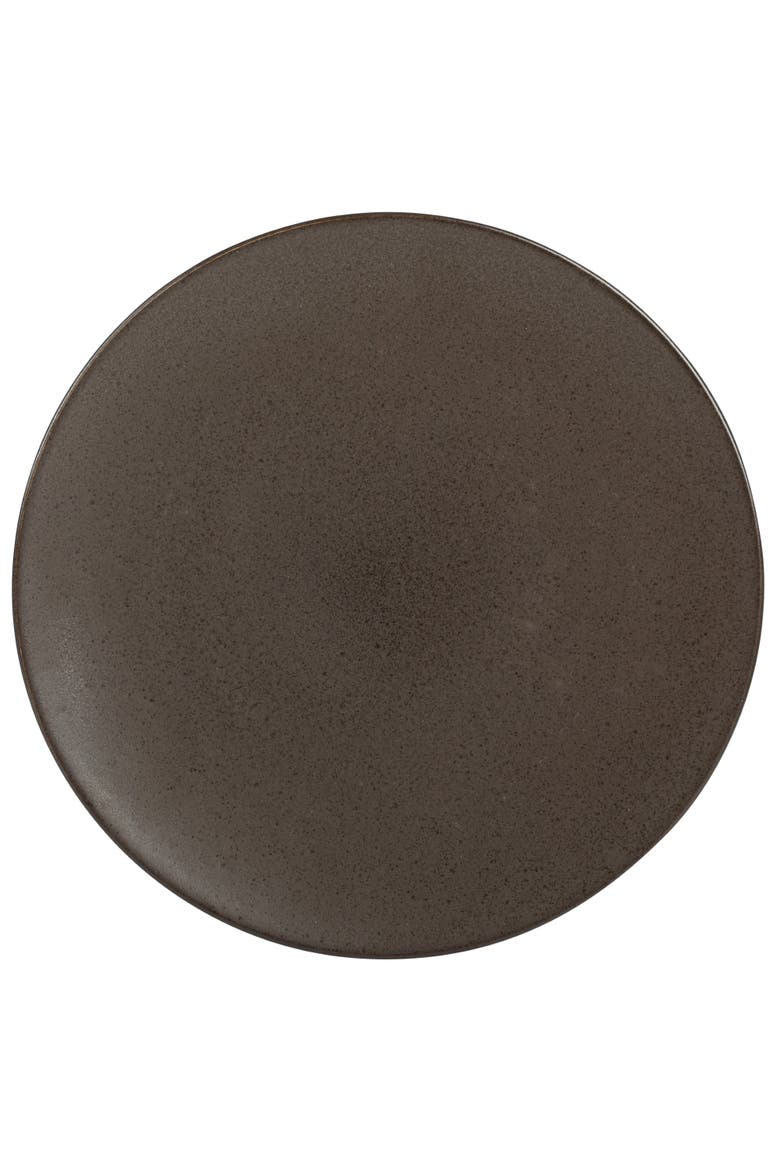 Capetown Reactive Glaze Round Stoneware Dinnerware, Black, Yellow, Orange, Alternate, color, Multicolors