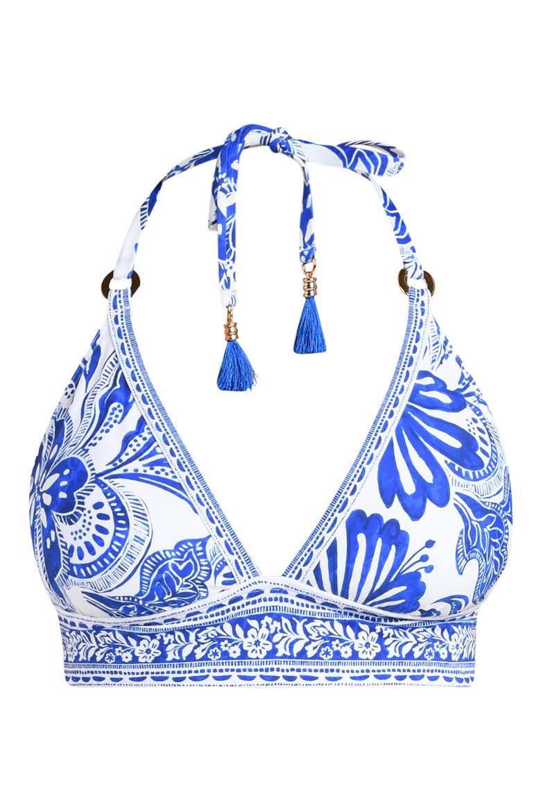 Botanical Bikini Top, Alternate, color, LAPIS