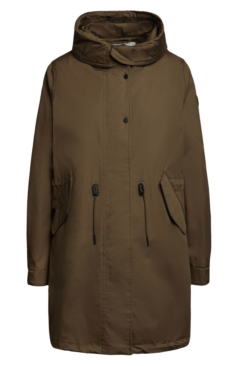 Woolrich Water Resistant Hooded Raincoat, Alternate, color, 